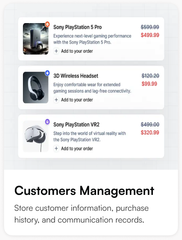 Customers Management